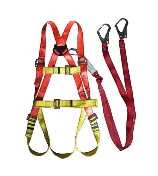 เข็มขัดนิรภัย เต็มตัว รุ่น MS-730+Absorber Webbing 2 Hook