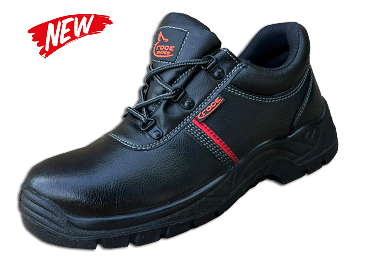 รองเท้านิรภัย แบบประหยัด พื้น PU รุ่น 8210 (Croce Safety Shoes)