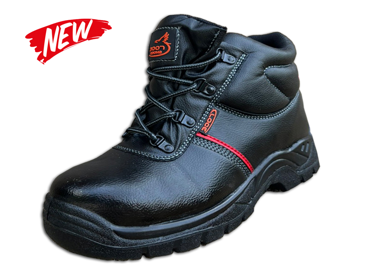 รองเท้านิรภัย แบบประหยัด พื้น PU รุ่น 8211 ( Croce Safety Shoes)