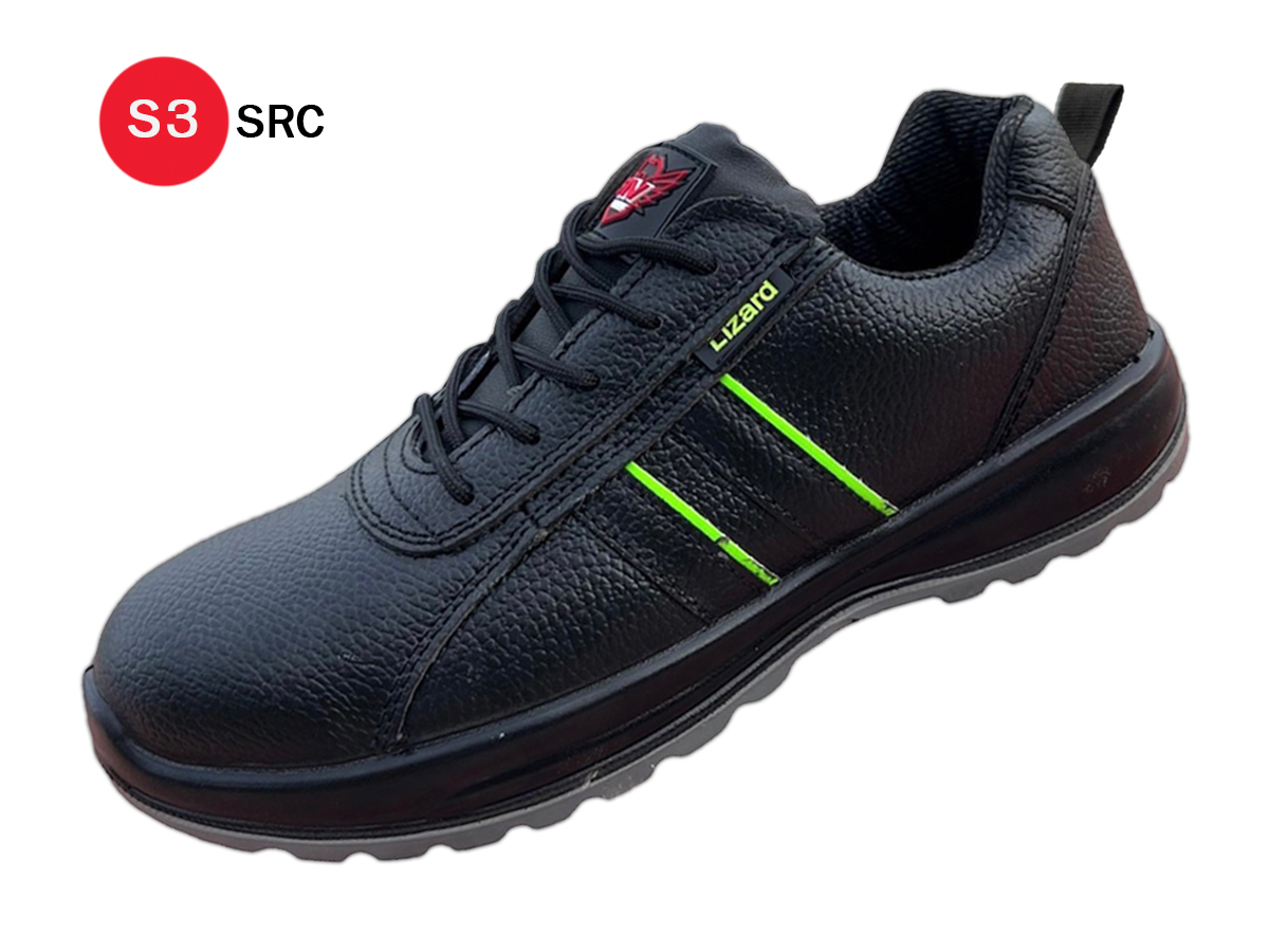 รองเท้านิรภัย แบบหุ้มส้น ทรงสปอร์ต รุ่น LIZARD (S3) (VR Safety Shoes)