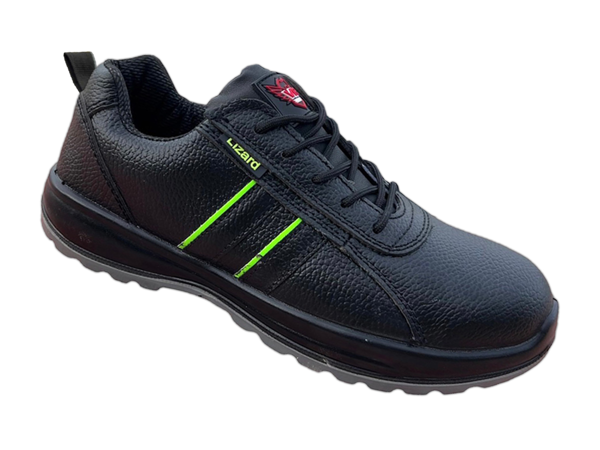 รองเท้านิรภัย แบบหุ้มส้น ทรงสปอร์ต รุ่น LIZARD (S3) (VR Safety Shoes)