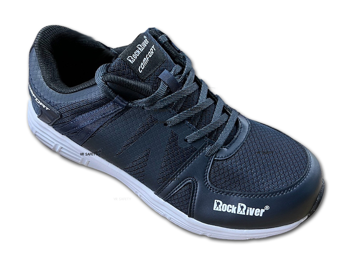 รองเท้านิรภัยผ้าใบ หัว composite Rock River 9011NAVY สีกรม